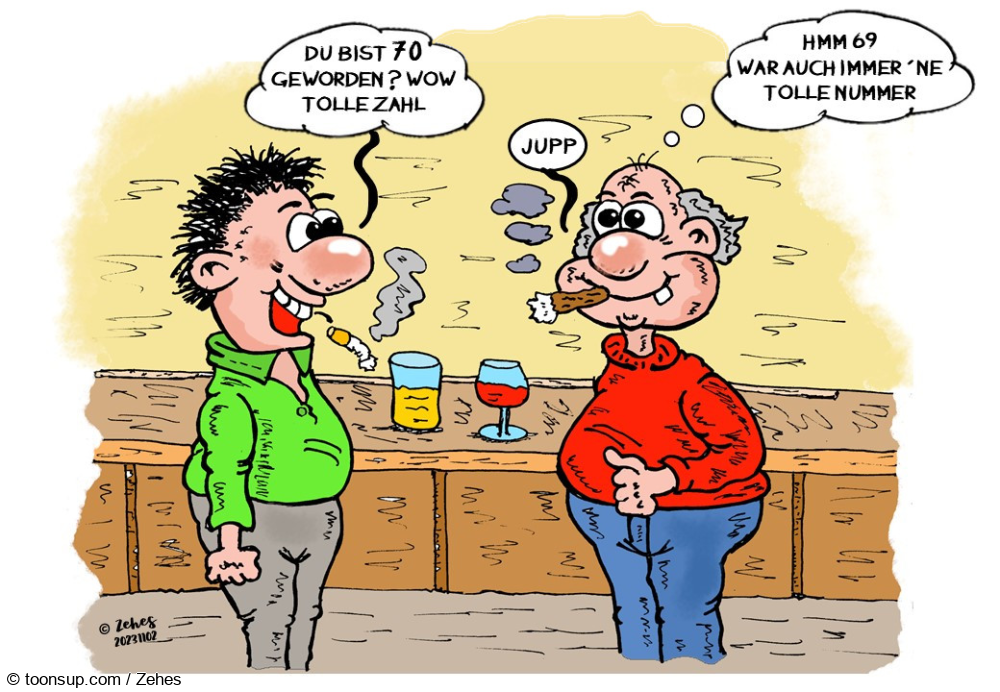 Cartoon: Wie die Zeit vergeht 1