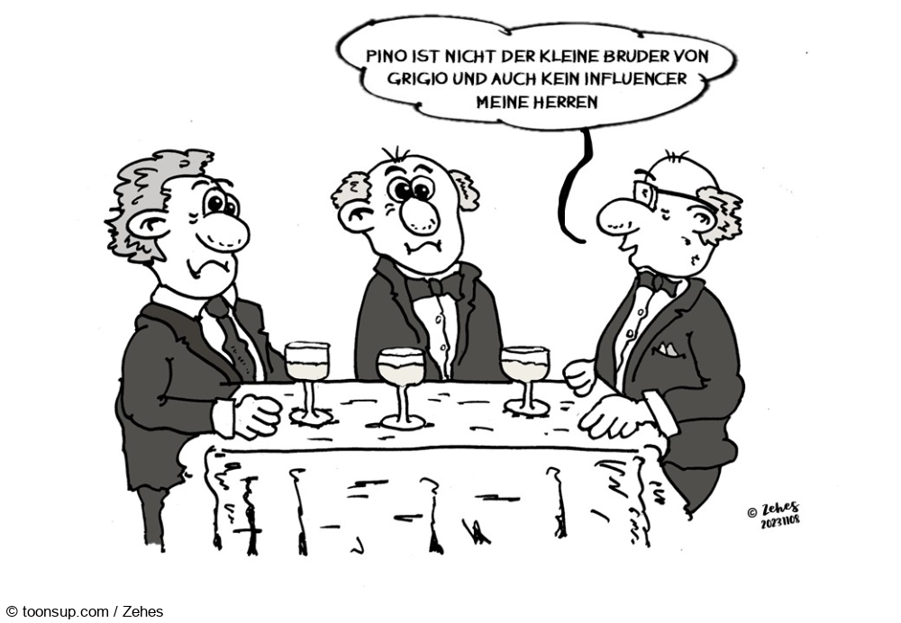 Cartoon: Peinlich beim Dinner 1