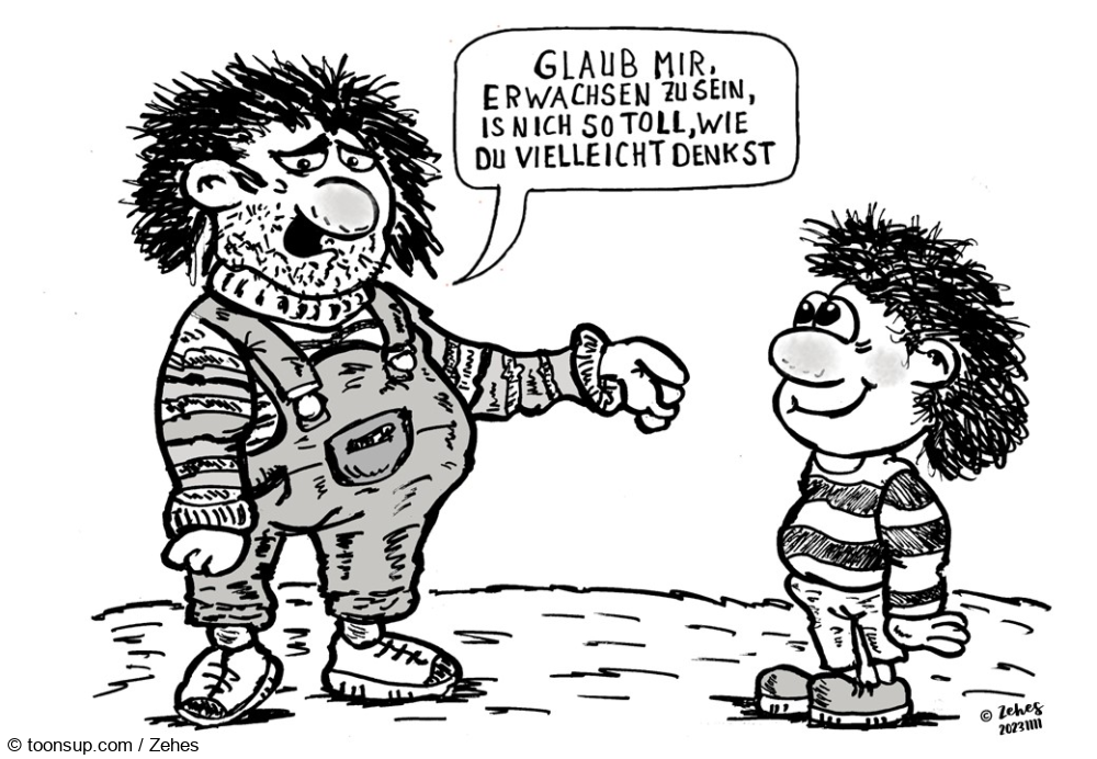 Cartoon: Kleiner Hinweis 1