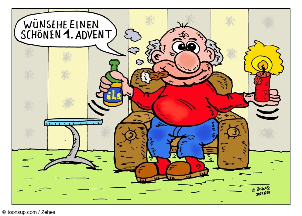 Cartoon: Advent, Advent, ... 1