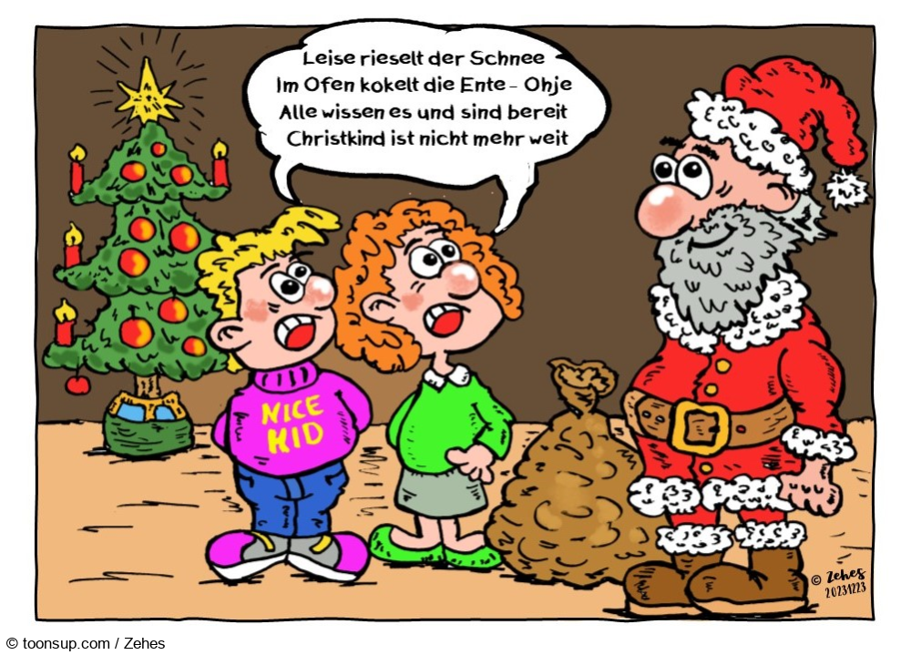 Cartoon: Bescherung 1