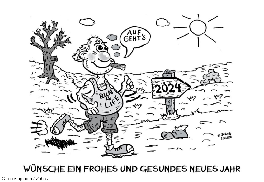 Cartoon: Nu geht´s wieder los 1