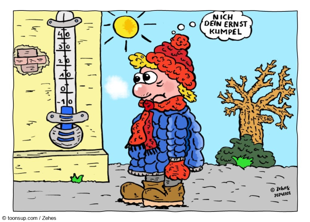 Cartoon: Winterwetter 1
