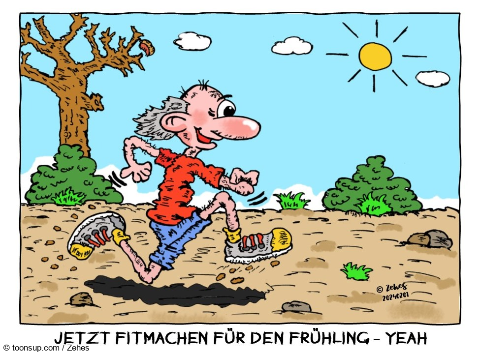 Cartoon: Running 4 Life 1