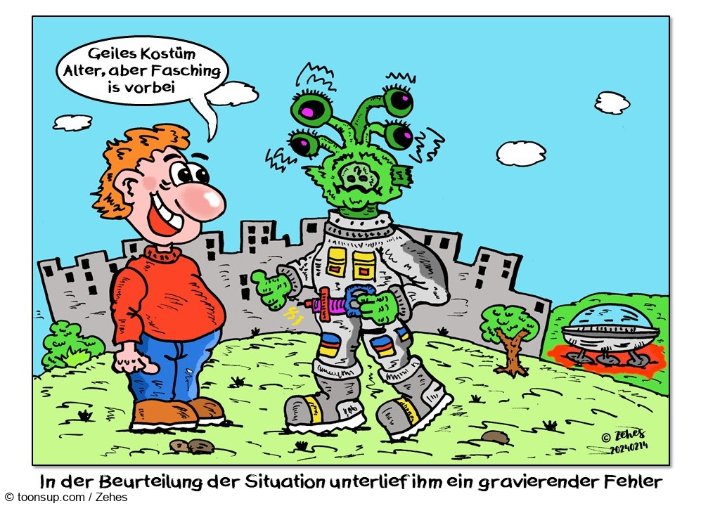 Cartoon: Aschermittwoch 1