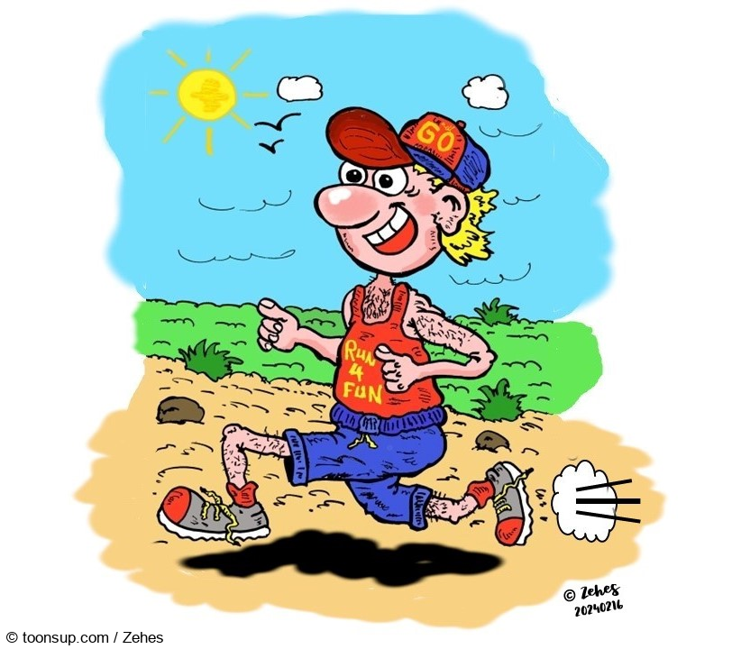 Cartoon: Schönes Wetter genutzt 1