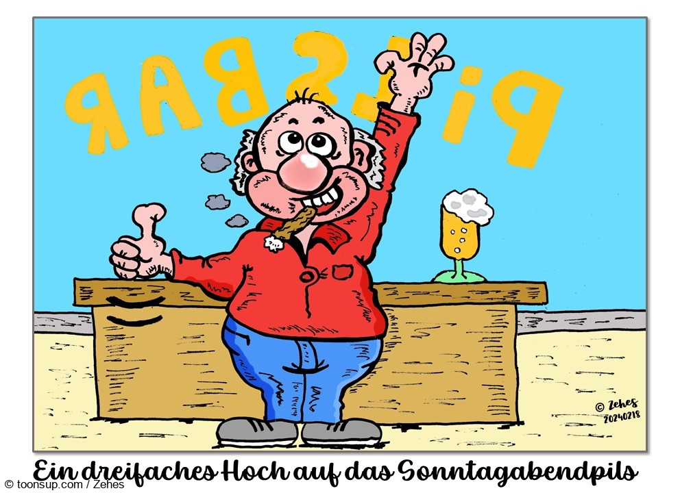 Cartoon: Sonntagabend 1