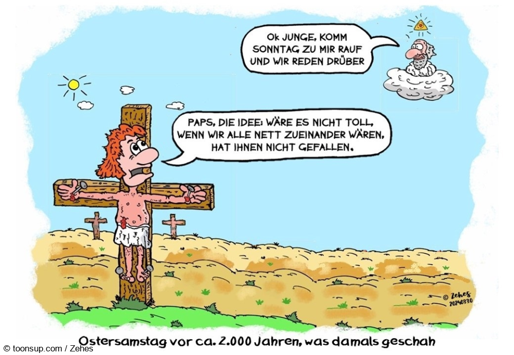 Cartoon: Ostersamstag 1