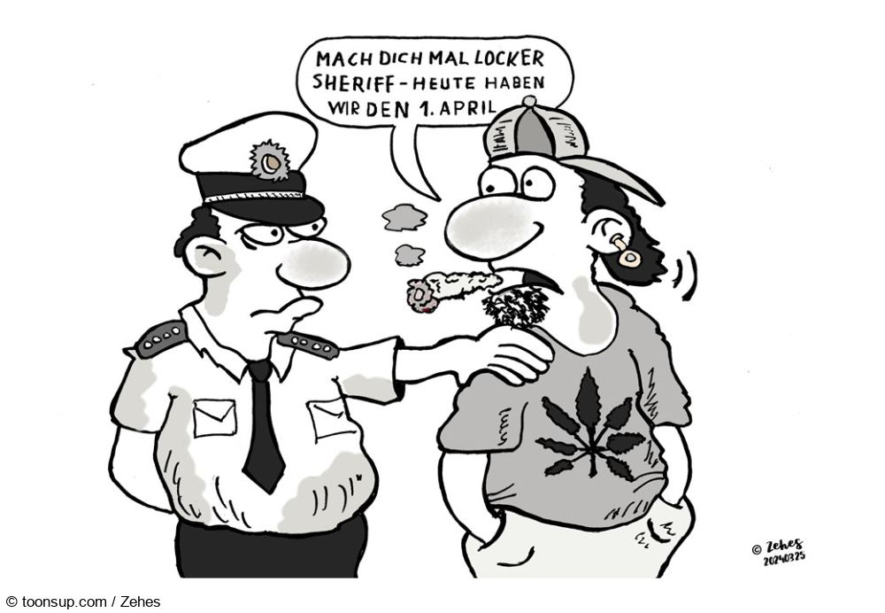 Cartoon: aus aktuellem Anlaß 1