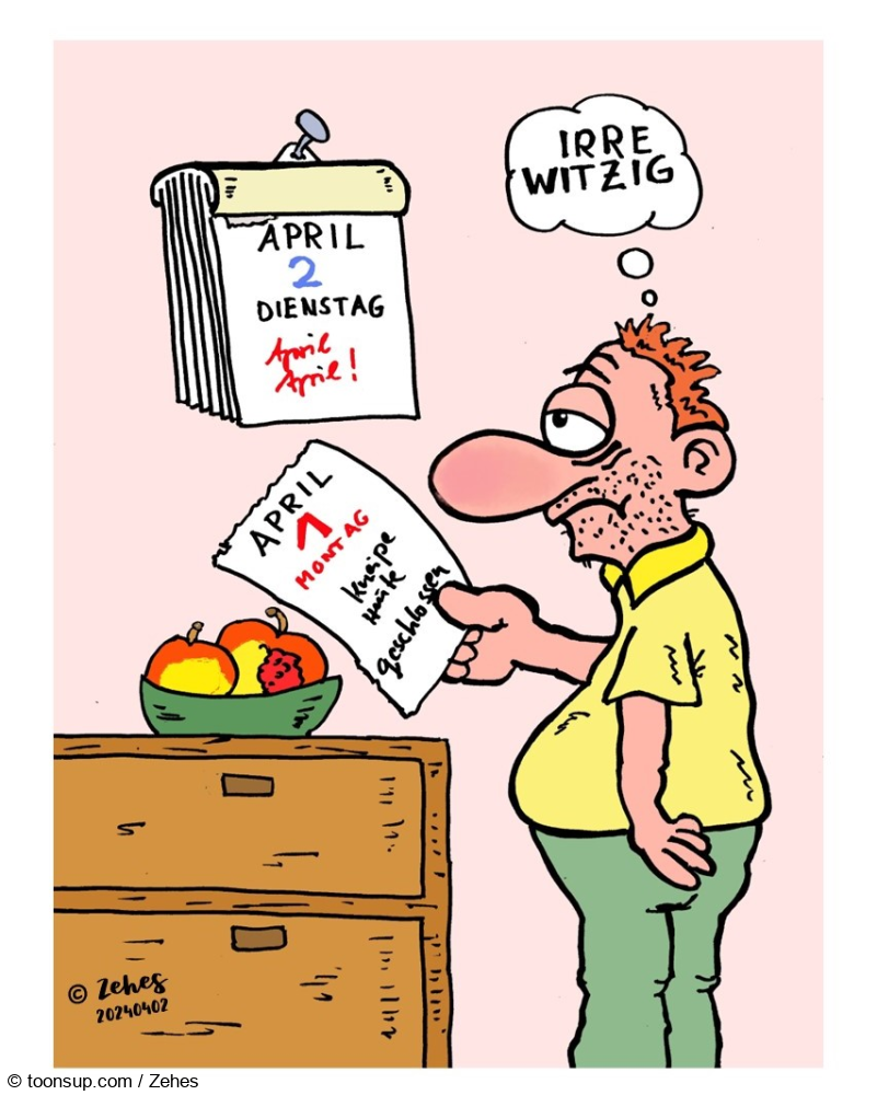 Cartoon: Am Morgen danach 1