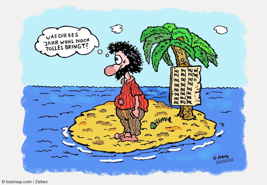 Cartoon: Was bringt 2025? 1