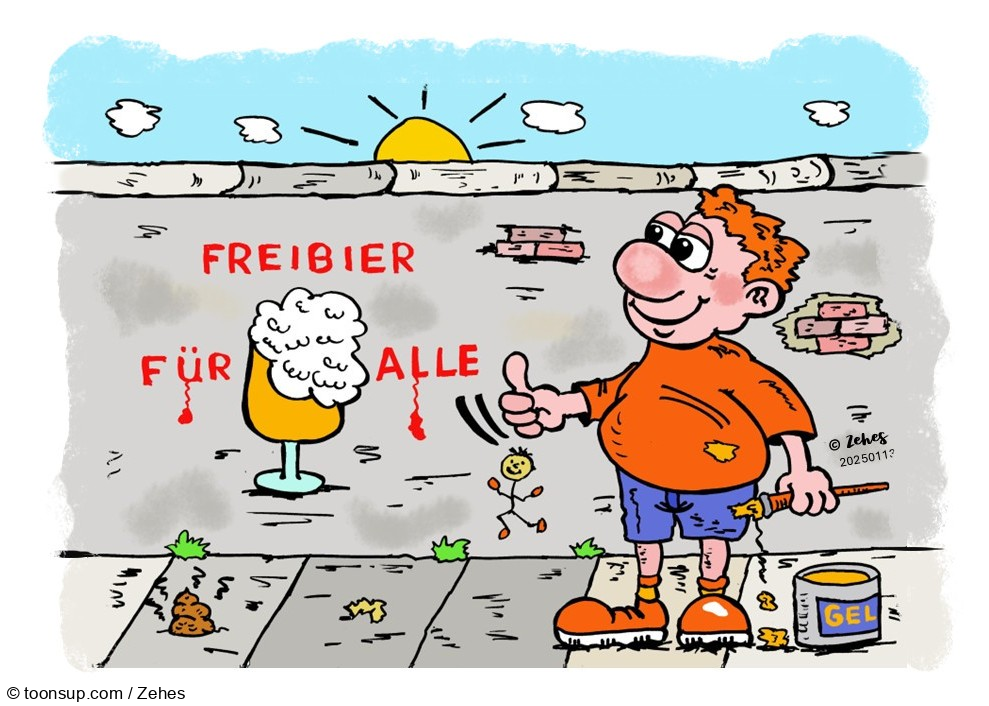 Cartoon: Grafitti 1