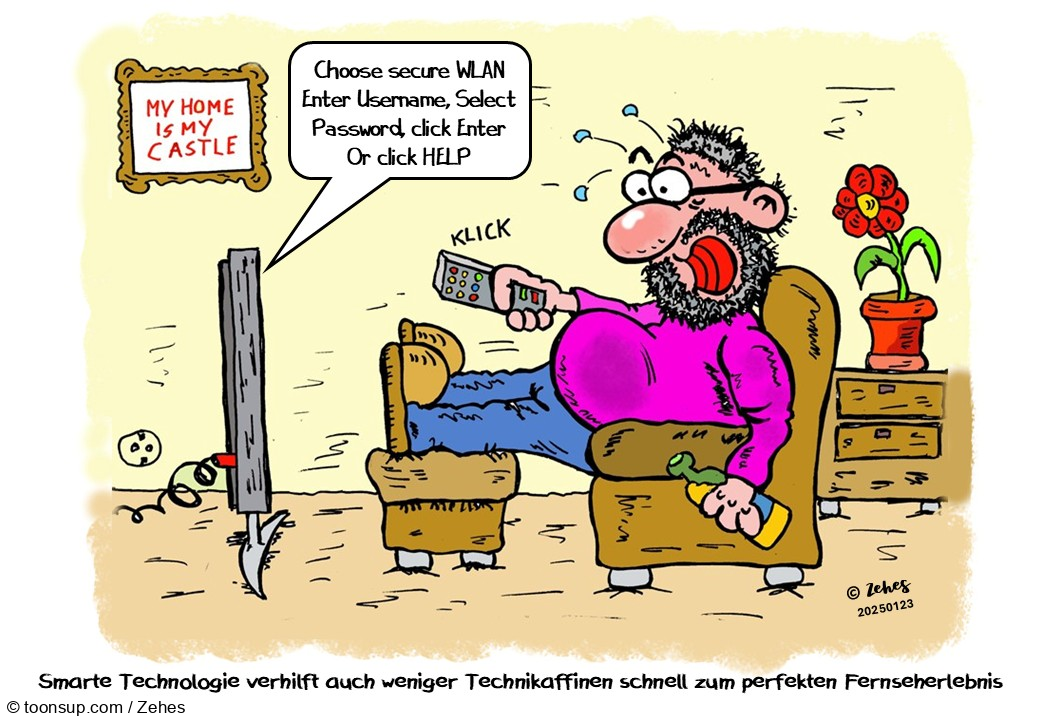 Cartoon: technikaffin 1