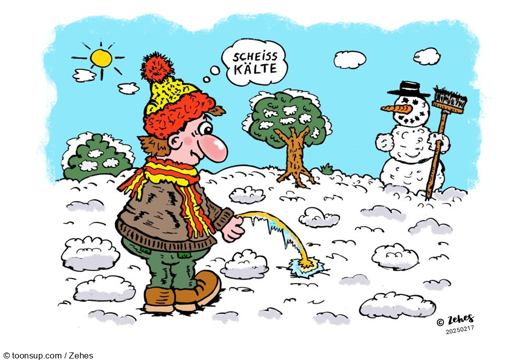 Cartoon: Frost in weiten Teilen des Landes 1
