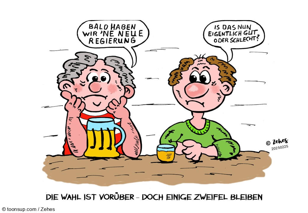 Cartoon: Erwartung 1