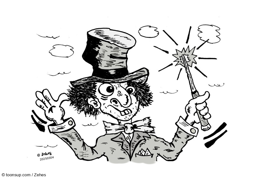 Cartoon: Zauberer 1