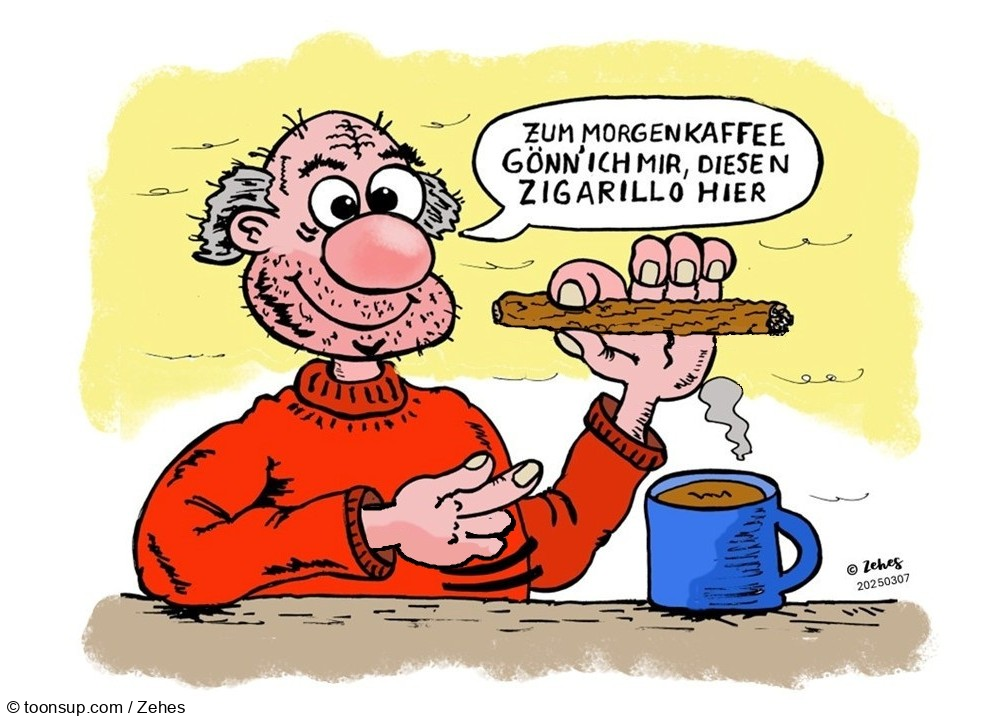 Cartoon: Morgenreim 1
