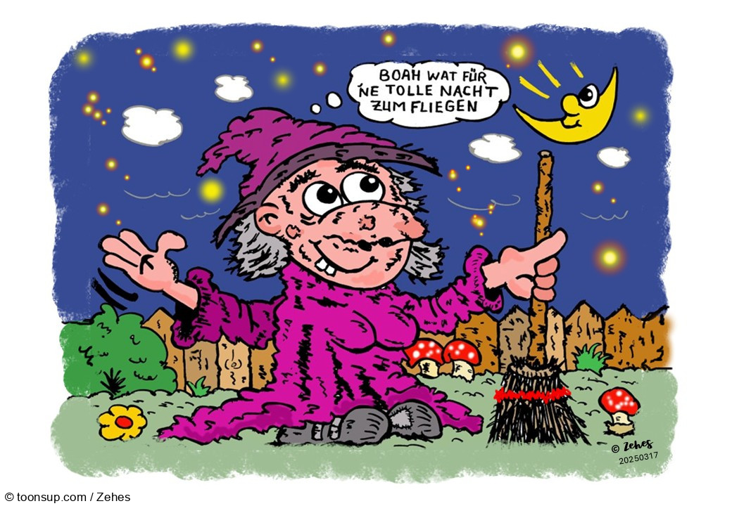 Cartoon: Frühlingsnacht 1