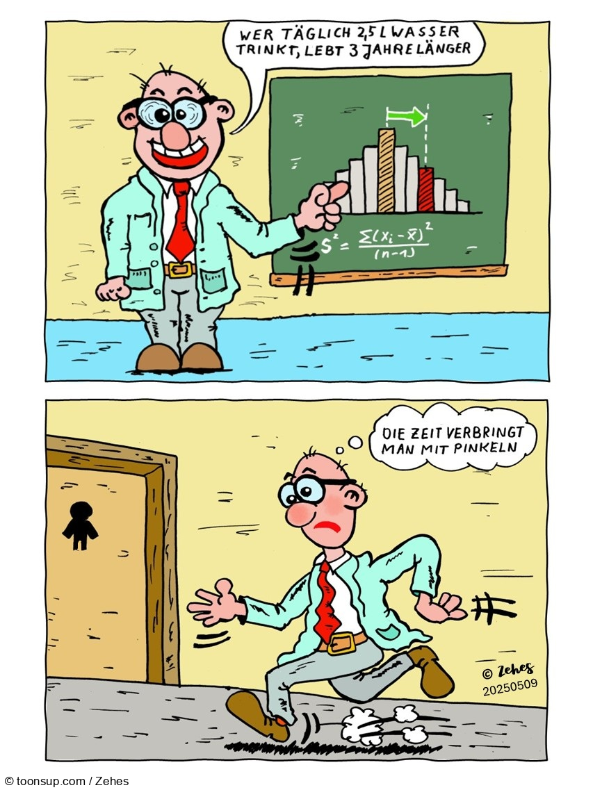 Cartoon: Neue Studie zeigt 1