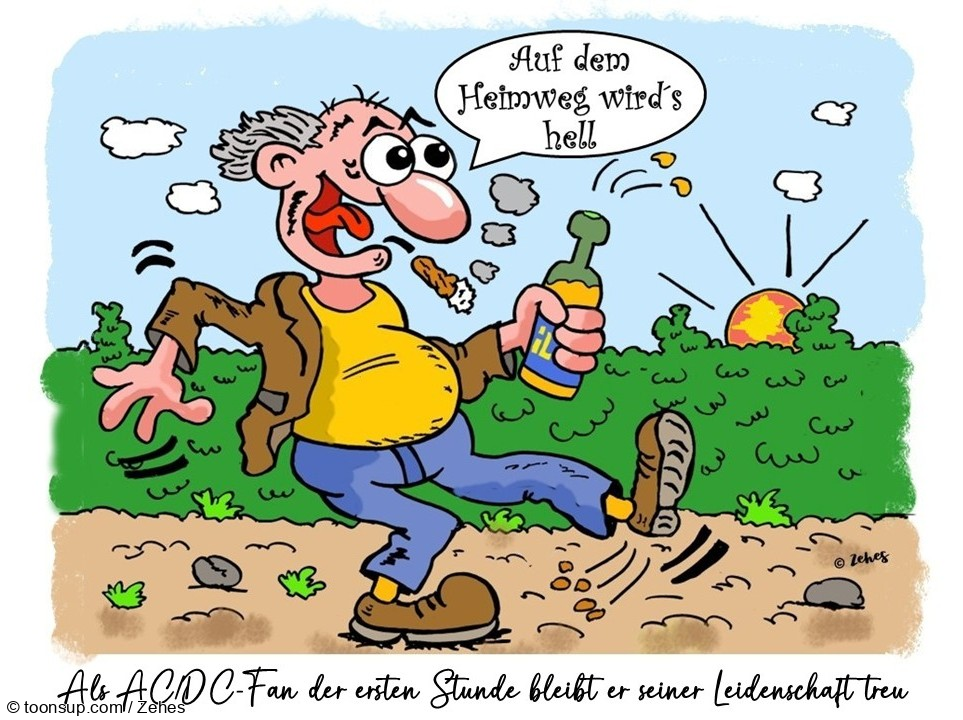 Cartoon: Auf dem Heimweg 1