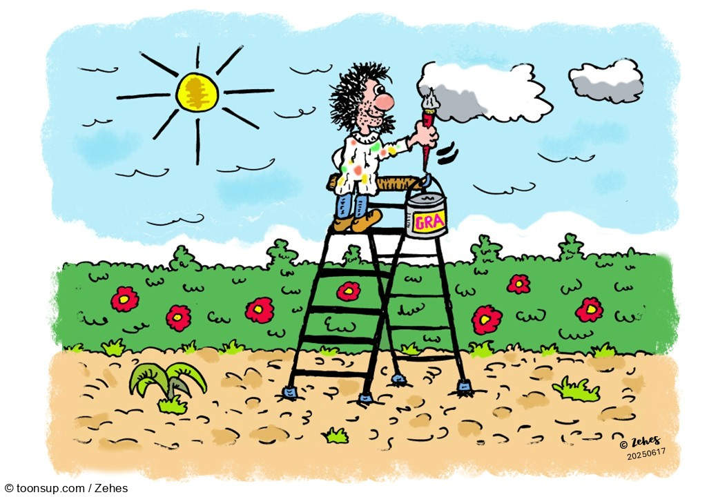 Cartoon: the sky is the limit 1