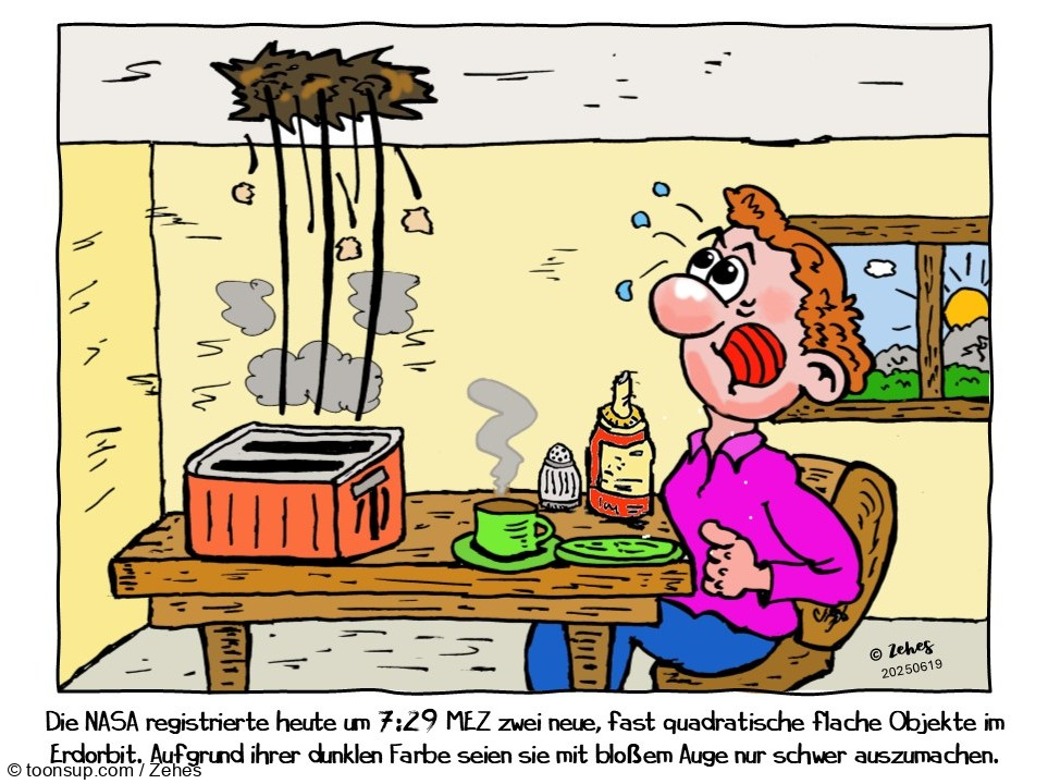 Cartoon: Frühstücksüberraschung 1
