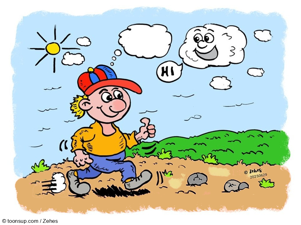 Cartoon: Begrüßung 1