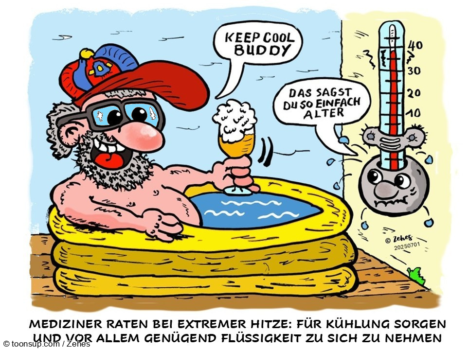 Cartoon: Hitzewelle 1