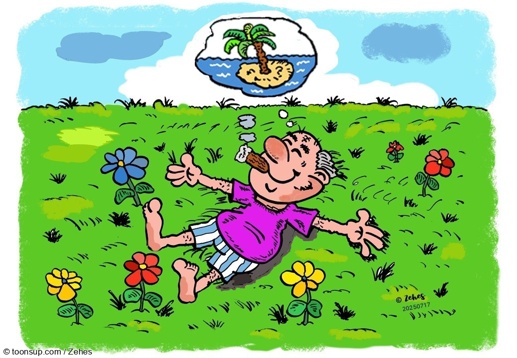 Cartoon: Vorbereitung aufs Wochenende 1