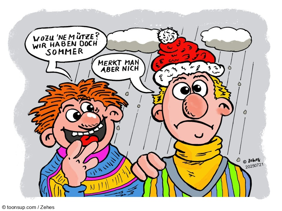 Cartoon: Sommerwetter ... 1