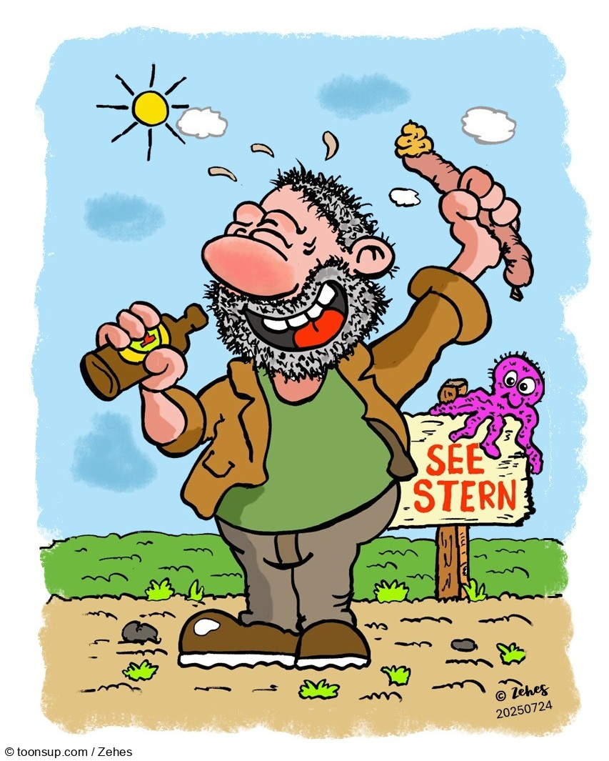 Cartoon: Portrait eines Kumpels 1