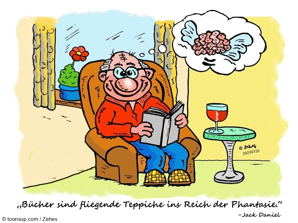 Cartoon: Bücherfreund 1