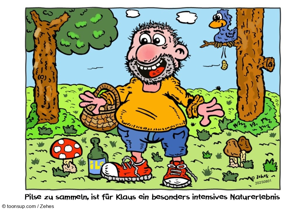 Cartoon: Pilssammler 1