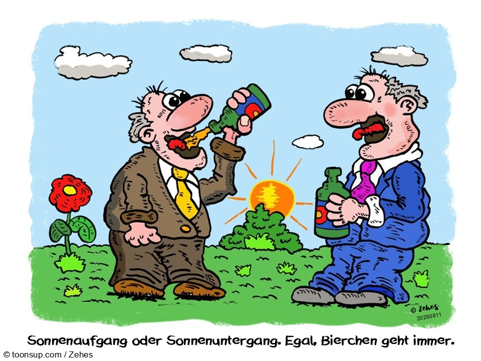 Cartoon: Wat´n Glück 1