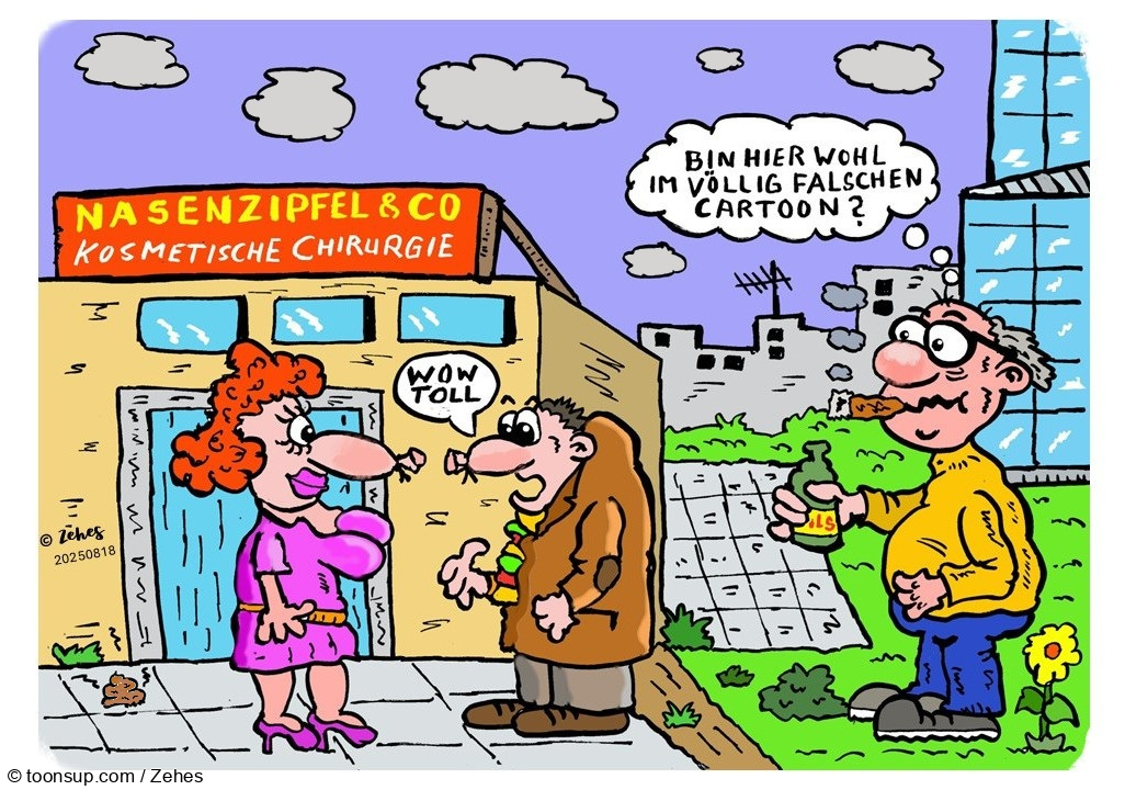 Cartoon: Kleine Hommage ... 1