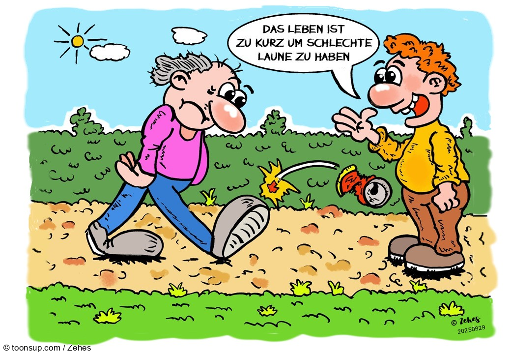 Cartoon: Kleiner Hinweis 1
