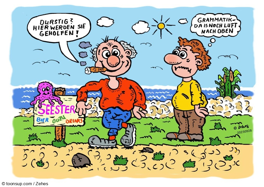 Cartoon: Kleines sogenanntes Infomercial 1