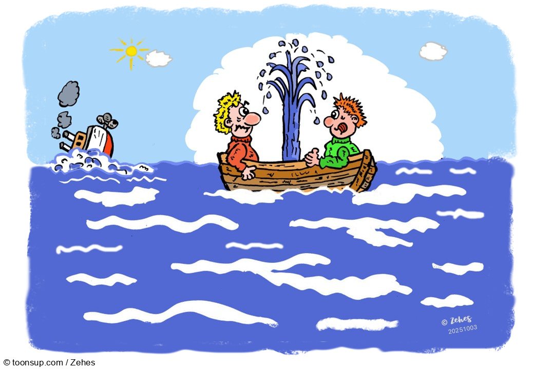 Cartoon: Manchmal geht alles schief 1