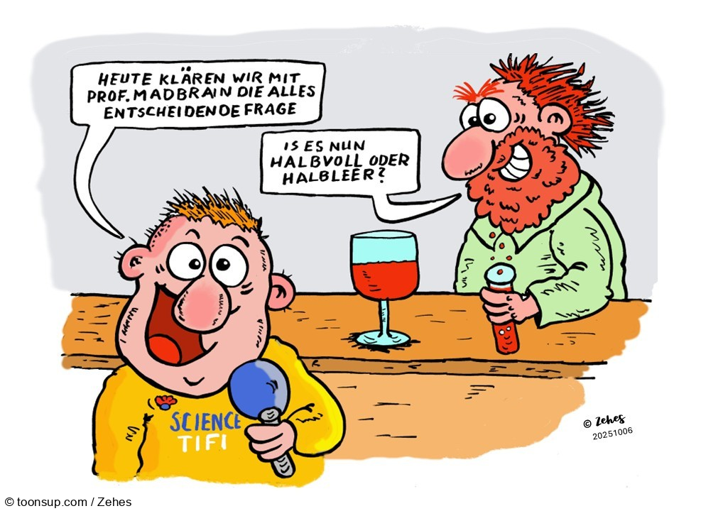 Cartoon: Wissenschaft verständlich präsentiert 1