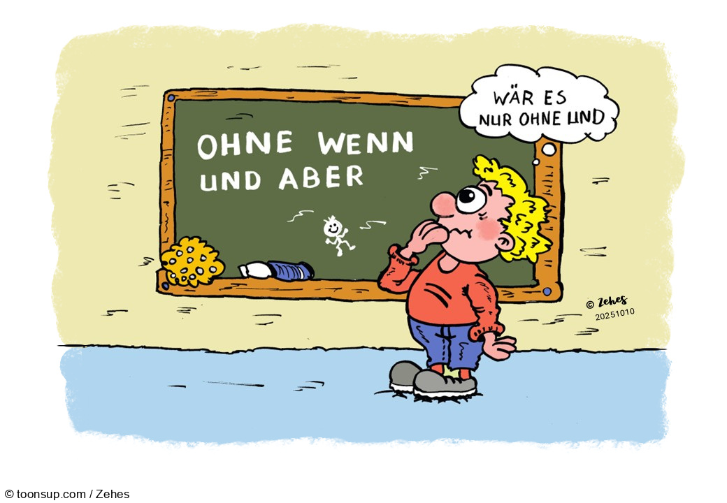 Cartoon: Lernen fürs Leben 1