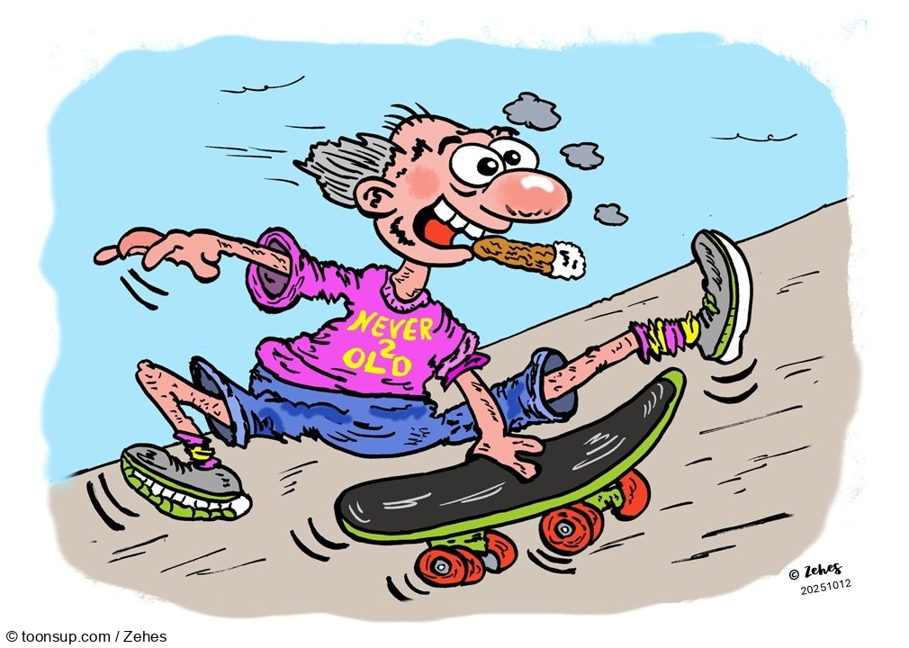 Cartoon: Altwerden ... 1