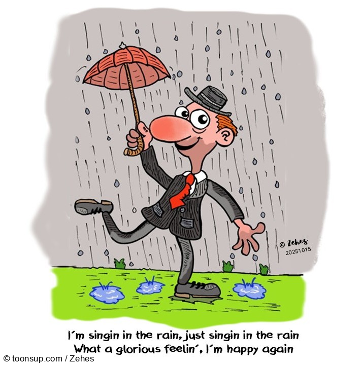 Cartoon: Herbstwetter, was soll´s 1