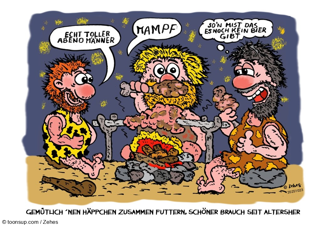 Cartoon: Damals wie heute 1