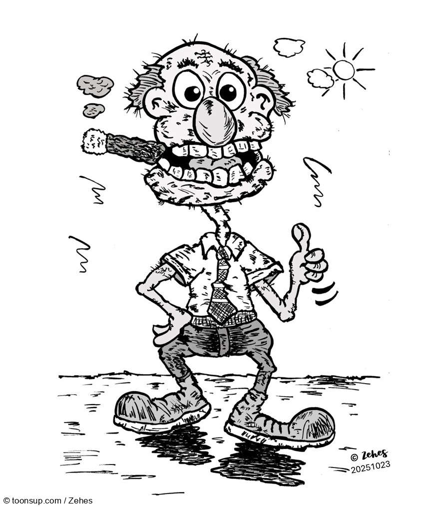 Cartoon: thumbs up 1