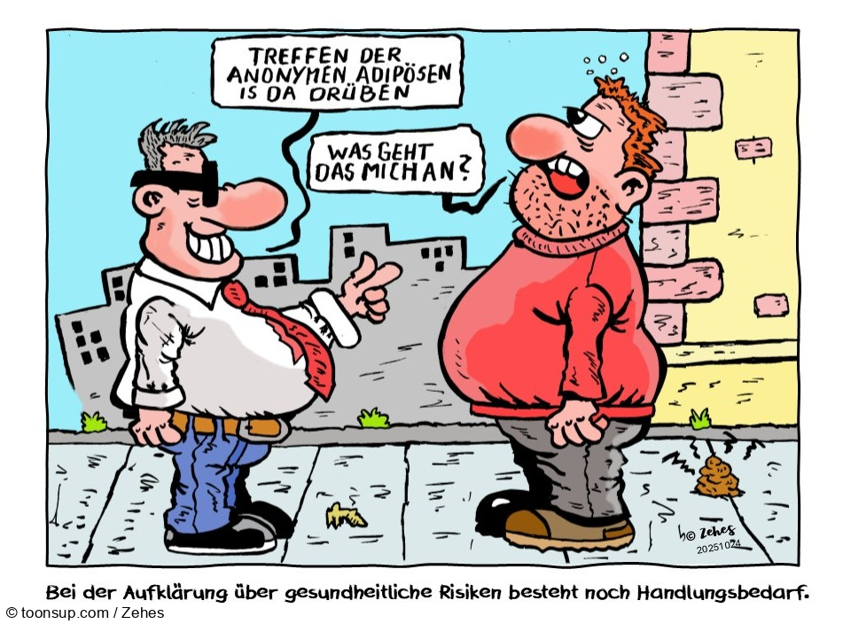 Cartoon: Gesundheitsaufklärung 1
