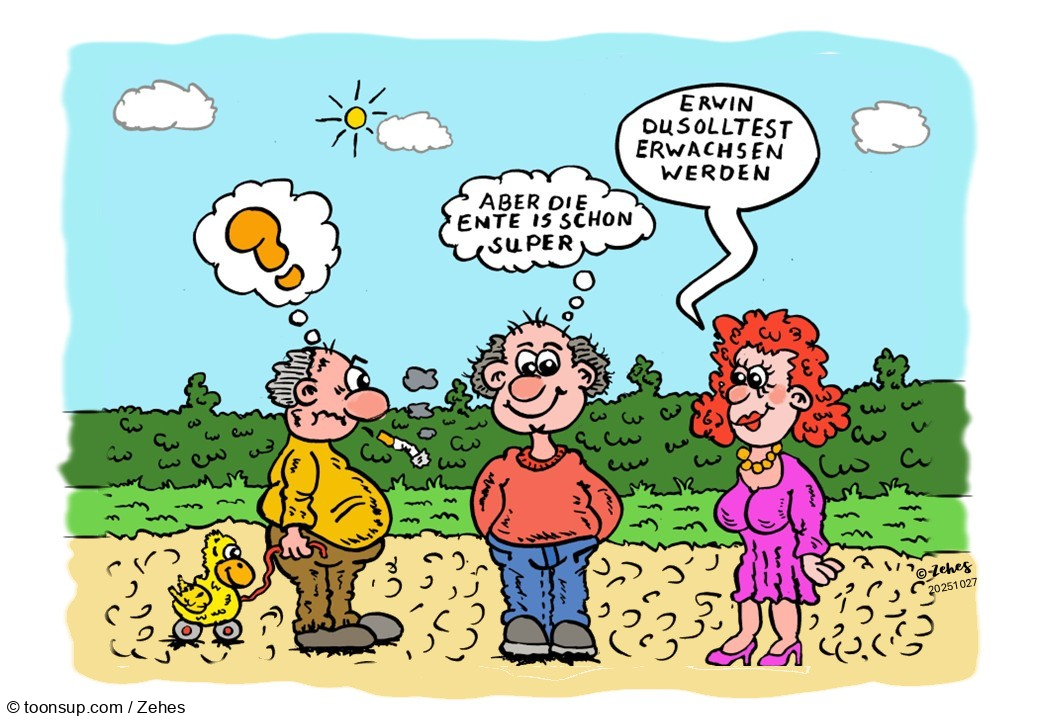 Cartoon: Ente tut gut 1