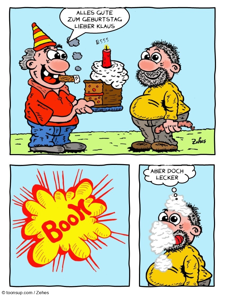 Cartoon: Geburtstagskarte 2