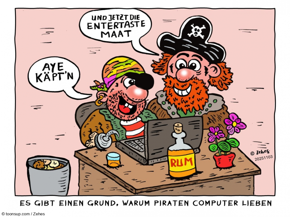 Cartoon: Seeräuber heute 1