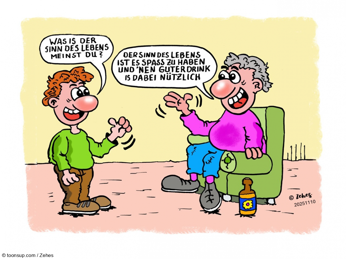 Cartoon: Sinnfrage 1