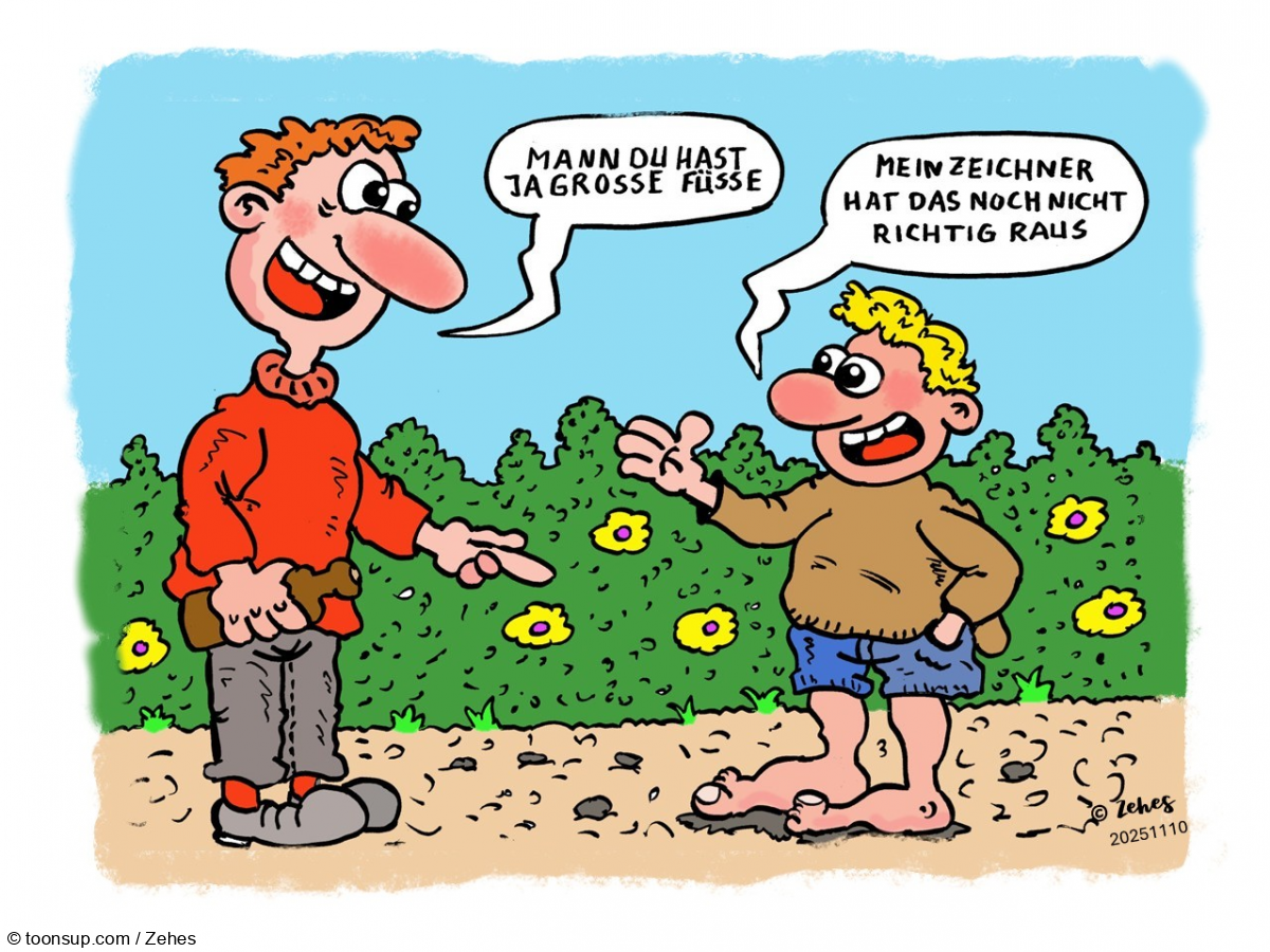 Cartoon: Auffälligkeit 1